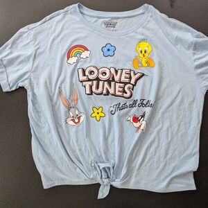 Warner Bros. Light Blue Looney Tunes Tee
